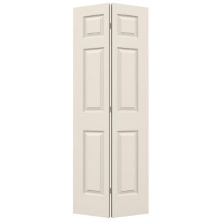 ReliaBilt Hollow Core 6 Panel Bi Fold Closet Interior Door (Common 24 in x 80 in; Actual 23.5 in x 79 in)