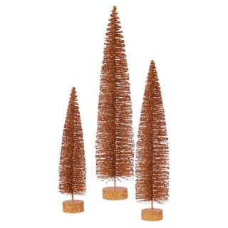 24 30 36 Glitter Oval Tree Set   Copper