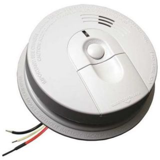 FIREX 21007582 Smoke Alarm, Ionization, 120VAC, 9V