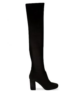 MISS KG   Vegas heeled faux suede thigh boots