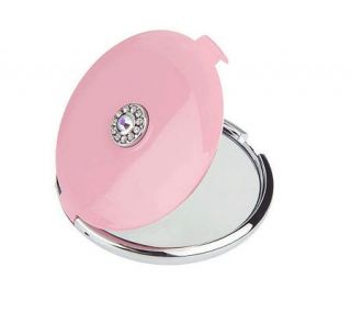 Floxite 10X/1X Pink Compact with Swarovski Crystals —