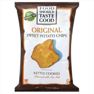 Food Should Taste Good Original Kettle Cooked Sweet Potato Chips, 4.5 oz