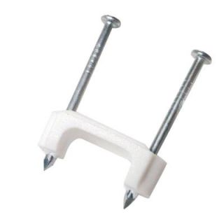 Gardner Bender 3/4 in. White Plastic Staples for Non Metallic Cable (175 Pack) PS 175J