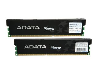 ADATA Gaming Series 4GB (2 x 2GB) 240 Pin DDR3 SDRAM DDR3 1333G (PC3 10666) Desktop Memory Model AX3U1333GB2G8 2G