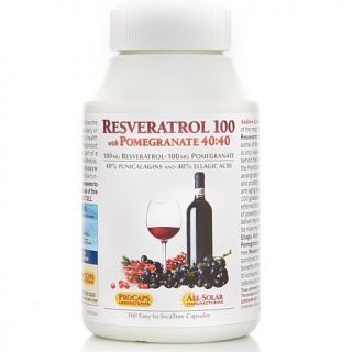 Resveratrol 100 with Pomegranate 4040   360 Capsules   6267100
