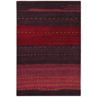 Hand crafted Couristan Oasis Seashore Ruby Red Rug (8 x 116)