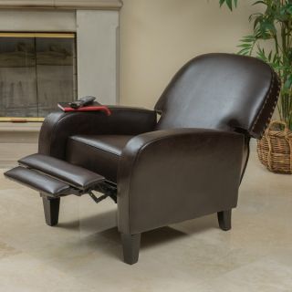 Christopher Knight Home Barrister Bonded Leather Recliner  