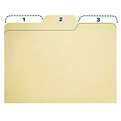 Find It All Tab File Folders Letter Size Manila Pack Of 80