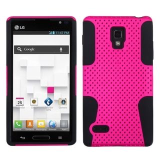 BasAcc Hot Pink/Black Astronoot Case for LG Optimus L9 P769
