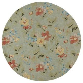 Kaleen Home and Porch Saint Julian Blue 5 ft. 9 in. Round Area Rug 2016 17 5.9rnd