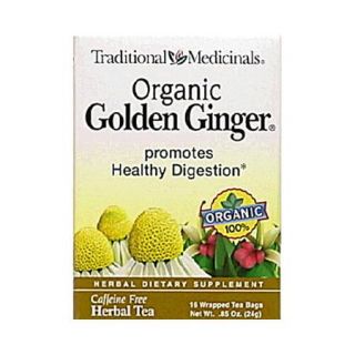 Traditional Medicinals Organic Ginger With Chamomile Tea   16 Tea Bags