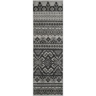Safavieh Adirondack Silver/ Black Rug (26 x 6)   16335821