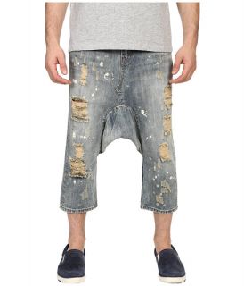 Mostly Heard Rarely Seen Distressed Enzo Drop Crotch Jeans