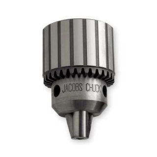 JACOBS 31090 Drill Chuck, Keyed, Steel, 3/8 In, 1/2 20