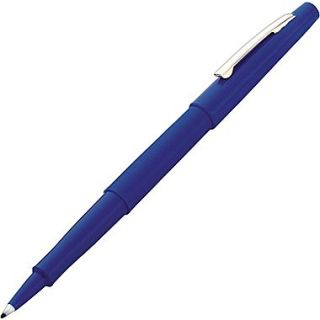 Paper Mate Flair Point Guard Porous Point Pen, Medium Point, 1.0 mm, Blue Ink / Blue Barrel