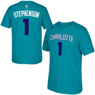 adidas Lance Stephenson Charlotte Hornets Teal Net Number T Shirt