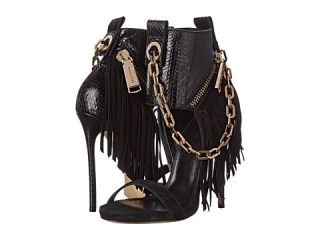 DSQUARED2 Fringe Sandal Camoscio Ayers Nero