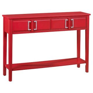 Home Meridian Samuel Lawrence Console Table   Red