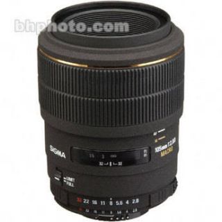 Used Sigma Telephoto 105mm f/2.8 EX Macro Autofocus Lens 256306