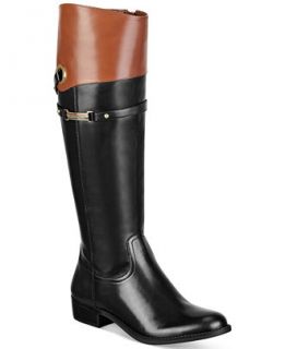 Tommy Hilfiger Delphy Wide Calf Riding Boots