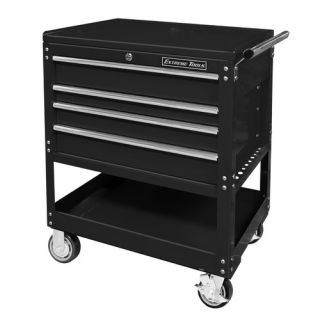 Deluxe 32.25 Wide 4 Drawer Service Cart