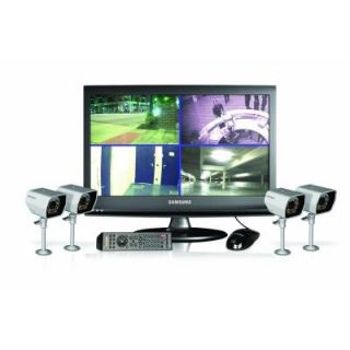 Samsung 8 Ch. 500 GB Hard Drive Surveillance System with 4 600 TVL Cameras and 22 in. LCD Monitor DISCONTINUED VKKF003NUS