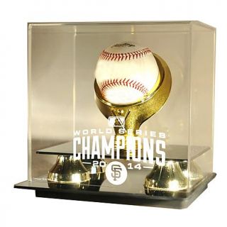 2014 World Series Champs Goldtone Ring Single Baseball Display Case   7653955