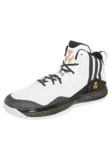 adidas Performance J WALL   Basketball shoes   white/black