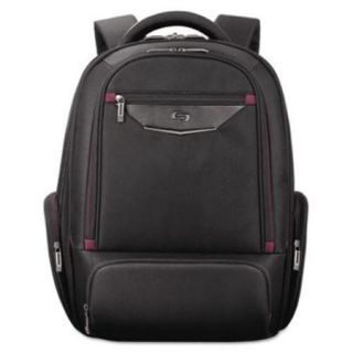 United States Luggage EXE7004 Executive Laptop Backpack, 17.3", 13 3/4 X 7 X 19 1/2, Black