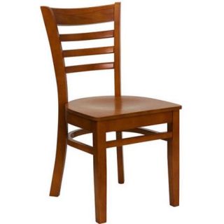 Ladder Back Chairs   Set of 2, Cherry