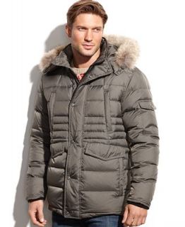 Marc New York Denton Hooded Fur Collar Down Jacket   Coats & Jackets