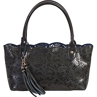BUCO Small Leather Lace Tote