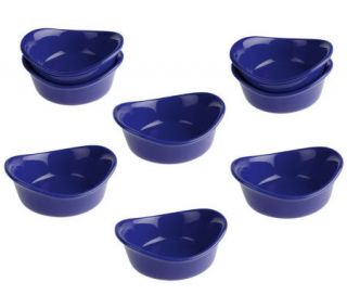 Rachael Ray Bubble & Brown Set of 8 3oz. Little Dippers —