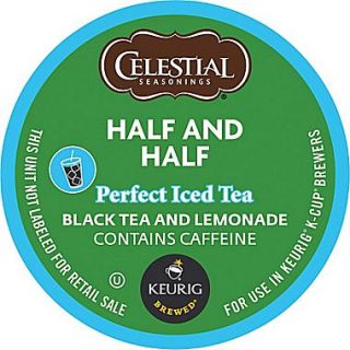 Keurig K Cup Celestial Seasonings Half and Half Perfect Iced Tea, Regular, 16 Pack