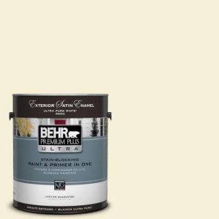 BEHR Premium Plus Ultra 1 gal. #W B 310 Glow Satin Enamel Exterior Paint 985001