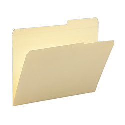 Smead Reinforced Tab Guide Height File Folders Letter Size 25 Cut Right Position Manila Box Of 100