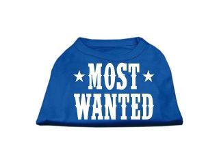 Mirage Pet Products 51 138 SMBL Most Wanted Screen Print Shirt Blue Sm   10