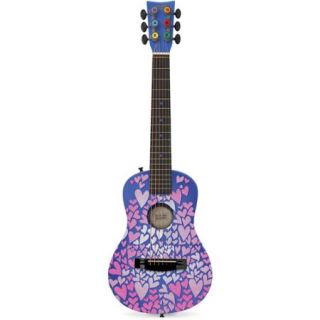 First Act Discovery Acoustic Guitar Hearts FG4057, Purple