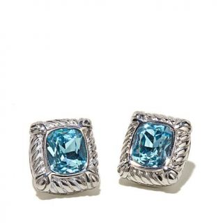 Emma Skye Jewelry Designs Blue Crystal Stainless Steel Stud Earrings   7699827