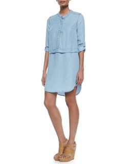 Splendid Chambray Button Down Shirtdress