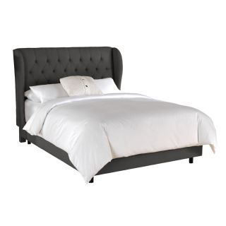 Skyline Furniture Southport Black King Upholstered Bed