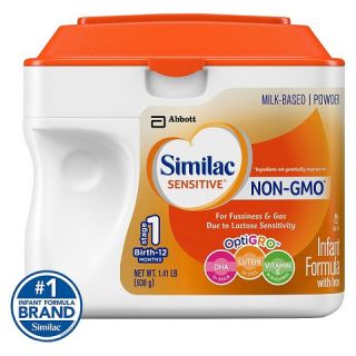 Similac Sensitive Non GMO Lactose Sensite Powder Formula   1.41lb