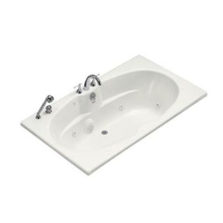 KOHLER ProFlex 7242 6 ft. Acrylic Oval Drop in Whirlpool Bathtub in White K 1131 H 0