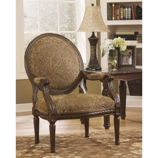 Signature Design by Ashley Cambridge Amber Showood Accent Chair