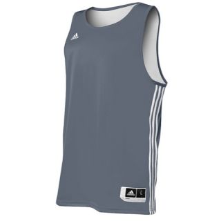 adidas Practice Reversible Jersey   Mens   Basketball   Clothing   Lead/White
