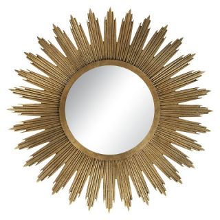 Surya Decorative Wall Mirror   Gold