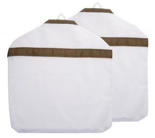 Set of 2 Water Resistant Portable Laundry/Garment Bags —