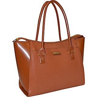 Adrienne Vittadini 15 Stingray Basket Weave Laptop Tote