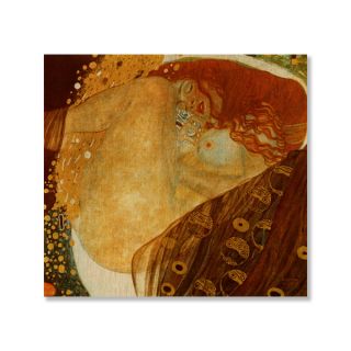Gustav Klimts Danae Print on Wood