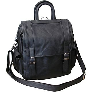 AmeriLeather Leather Three Way Backpack